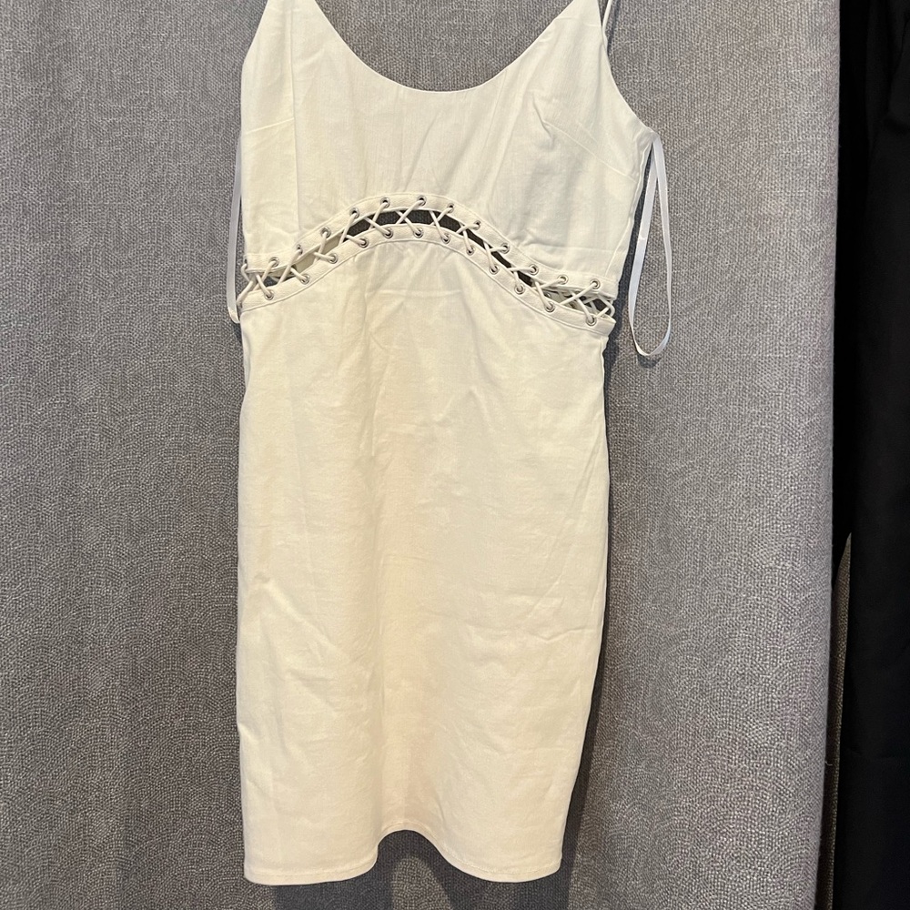 superdown mini white dress